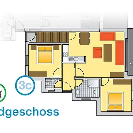 Jacket's Nest Am Westkaap 3c Holiday home *